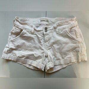 Old Navy Cream Denim Shorts